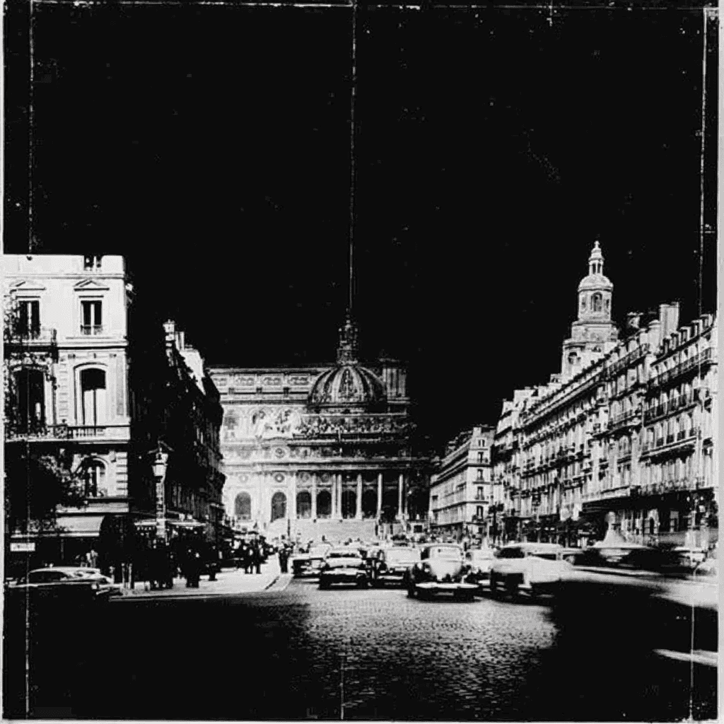 Quatier de l'Opéra Garnier Paris sref Midjourney